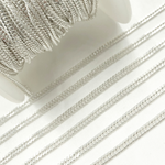 Load image into Gallery viewer, Sterling Silver Solid Double Curb Chain