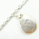 Load image into Gallery viewer, CZ Pear Shape & Pear Curved Shape Alternate Dangle Wire Chain