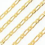 Load image into Gallery viewer, 14k Gold Filled Flat Figaro Chain