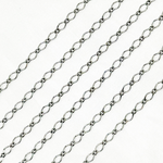 Load image into Gallery viewer, V230BR. Oxidized 925 Sterling Silver Long & Short Link