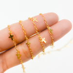 Load image into Gallery viewer, V311GF. 14K Gold-Filled Fancy Dangle Cross-Link Chain