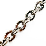 Load image into Gallery viewer, Black Rhodium Sterling Silver Cable Chain