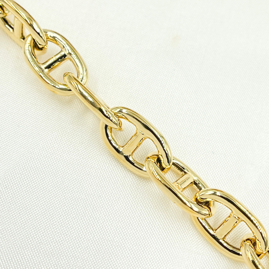Gold Plated 925 Sterling Silver Marina Chain.