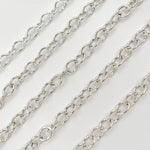 Load image into Gallery viewer, Sterling Silver Smooth Cable Oval Chain