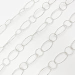 Load image into Gallery viewer, Sterling Silver Diamond Cut Cable Chain