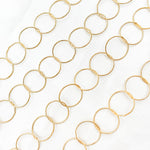 Load image into Gallery viewer, 14K Gold Filled Twisted Round Link Chain