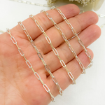 Load image into Gallery viewer, Two Tone Gold Plated and 925 Sterling Silver Paperclip Chain