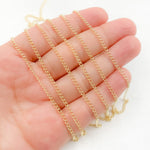 Load image into Gallery viewer, 14K Solid Gold Smooth Curb Chain