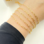 Load image into Gallery viewer, 14k Gold Filled Paperclip Chain