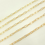Load image into Gallery viewer, 14k Gold Filled Paperclip Chain