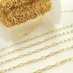 Load image into Gallery viewer, 14k Gold Filled Paperclip Chain