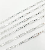 Load image into Gallery viewer, X16SS. Sterling Silver Flat Box Link Chain