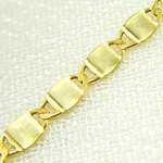 Load image into Gallery viewer, 14K Solid Yellow Gold Mirror Marina Link Chain