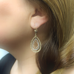 Load image into Gallery viewer, 14K Solid Gold Dangle Earring