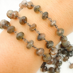 Load image into Gallery viewer, Andalusite Oxidized Wire Chain.