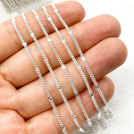 Load image into Gallery viewer, 925 Sterling Silver Satellite Curb Link Chain