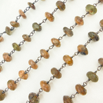 Load image into Gallery viewer, Andalusite Oxidized Wire Chain