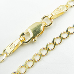 Load image into Gallery viewer, 14K Solid Gold Flat Curb Chain