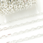 Load image into Gallery viewer, 925 Sterling Silver Flat Oval Link Chain