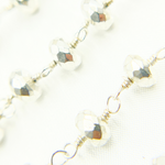 Load image into Gallery viewer, Silver Pyrite 925 Sterling Silver Wire Chain