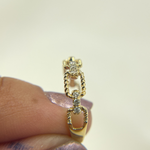 Load image into Gallery viewer, 14K Solid Gold Diamond Ring. RAC01199