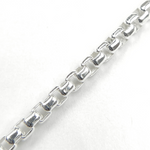 Load image into Gallery viewer, Sterling Silver Round Box Chain