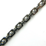 Load image into Gallery viewer, Oxidized Sterling Silver Thick Cable Link Chain
