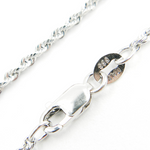 Load image into Gallery viewer, 14K Solid White Gold Rope Chain