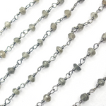 Load image into Gallery viewer, Black Moonstone Wire Chain