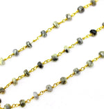 Load image into Gallery viewer, Silverite Roundel Shape Wire Wrapped Chain. SIL2