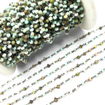 Load image into Gallery viewer, Peruvian Opal Wire Wrap Chain