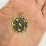 Load image into Gallery viewer, 925 Sterling Silver Black Rhodium with Diamonds