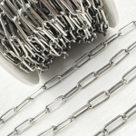 Load image into Gallery viewer, Oxidized 925 Sterling Silver Paperclip Chain