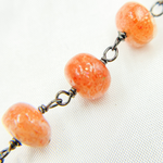 Load image into Gallery viewer, Sunstone Oxidized Wire Chain