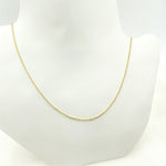 Load image into Gallery viewer, 14K Solid Yellow Gold Rolo Chain