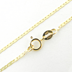 Load image into Gallery viewer, Solid Gold Flat Marina Link Chain