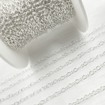 Load image into Gallery viewer, V190SS. Sterling Silver Smooth Oval Link Chain