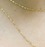 Load image into Gallery viewer, 028FLP1L4L024. 14k Solid Gold Marina Link Chain