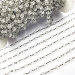 Load image into Gallery viewer, Crystal Black Wire Chain
