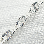 Load image into Gallery viewer, 925 Sterling Silver Diamond Cut Marina Chain.