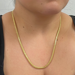 Load image into Gallery viewer, 14k Solid Yellow Gold Wheat Chain