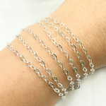 Load image into Gallery viewer, 925 Sterling Silver Flat Cable Link Chain