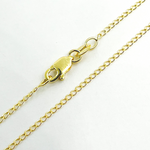 Load image into Gallery viewer, 14K Solid Gold Long Curb Chain