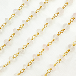 Load image into Gallery viewer, Rose Quartz Gold Plated 925 Sterling Silver Wire Chain