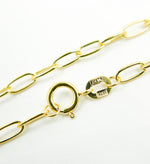 Load image into Gallery viewer, 060KF5. 14K Solid Gold Paperclip Chain