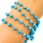 Load image into Gallery viewer, Turquoise Oxidized Wire Chain