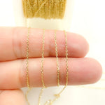 Load image into Gallery viewer, 14k Solid Yellow Gold Cable Link Chain