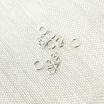 Load image into Gallery viewer, 3.5MM 22Gauge White Sterling Silver Open Jump Ring