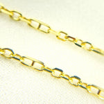 Load image into Gallery viewer, 050FA5P1T5. 14K Solid Gold Paperclip Marina Link Chain