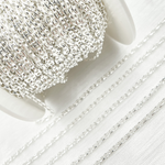 Load image into Gallery viewer, 925 Sterling Silver Marina and Cable Link Chain